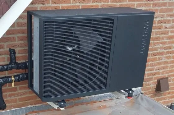 Weheat Flint warmtepomp in een jaren 30-woning in Wezep