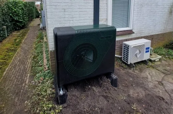 Weheat Sparrow Groen warmtepomp in Nunspeet